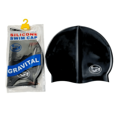 GORRO DE NATACIÓN SILICONA GRAVITAL NEGRO