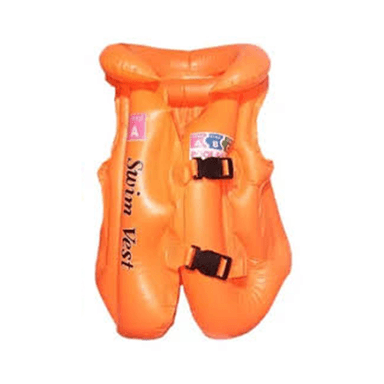 CHALECO FLOTADOR PARA NIÑOS REGULABLE NARANJA