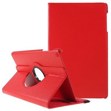 FUNDA PARA SAMSUNG TAB A8 10.5' FLIPCOVER GIRATORIA ROJA RESISTENTE - 1