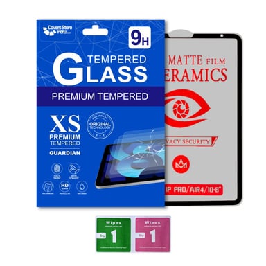 MICA PARA IPAD 2 9.7' - A1395 DE CERÁMICA MATTE ANTIESPIA ANTISHOCK - 1
