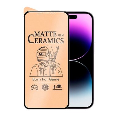 MICA PARA IPHONE 14 PLUS PROTECTOR CERÁMICA MATE ANTISHOCK RESISTENTE - 1