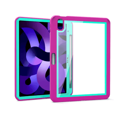 FUNDA PARA SAMSUNG TAB S7 11' BUMPER 360° MORADO TURQUESA ANTISHOCK - 1