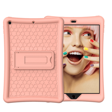 FUNDA PARA SAMSUNG TAB A9 PLUS 11' - SILICONA SOFT ANTISHOCK ROSADO - 2