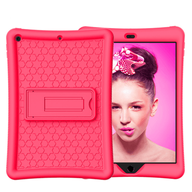 FUNDA PARA SAMSUNG TAB A9 PLUS 11' - SILICONA SOFT ANTISHOCK FUCSIA - 2