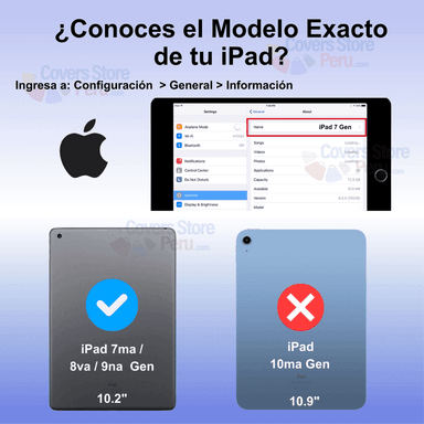 FUNDA CON TECLADO TOUCH PARA IPAD 9NA GEN 10.2' AZUL RESISTENTE - 2