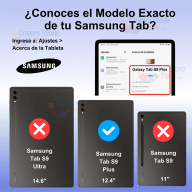 FUNDA CON TECLADO TOUCH PARA SAMSUNG TAB S9 PLUS AZUL RESISTENTE - 2