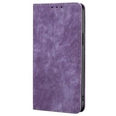 FUNDA CASE PARA MOTOROLA EDGE 50 FUSION FLIP COVER LILA ANTISHOCK - 1