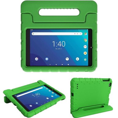 FUNDA PARA SAMSUNG TAB A11 8.7' DE MALETA GOMA VERDE RESISTENTE - 1