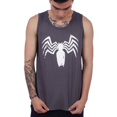 BIVIDÍ HOMBRE MUSCLE MUSEUM ALGODÓN PLOMO DEPORTIVO VENOM