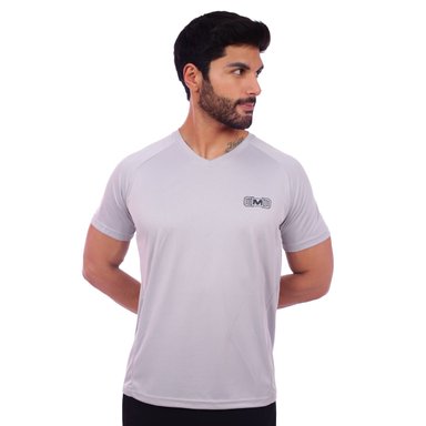 POLO DEPORTIVO HOMBRE MUSCLE MUSEUM PLATEADO