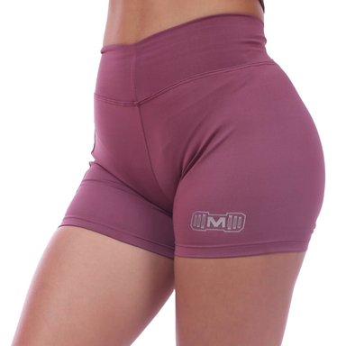 SHORT TODA ACTIVIDAD MUJER MUSCLE MUSEUM PALO ROSA PANTALONETA CON BOLSILLO LATERAL