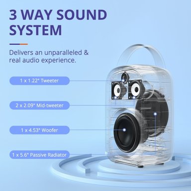 PARLANTE BLUETOOTH TRONSMART HALO 100 60 W IPX6 - 2