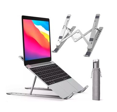 SOPORTE PARA LAPTOP DE ALUMINIO RESISTENTE 17' PULGADAS