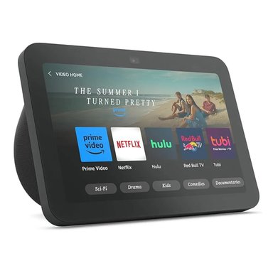 PARLANTE INTELIGENTE AMAZON ALEXA ECHO SHOW 8 3RA GEN NEGRO - 1