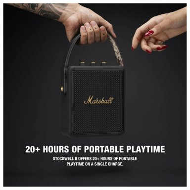 PARLANTE BLUETOOTH PORTATIL MARSHALL STOCKWELL II IPX4 20HRS NEGRO - 10