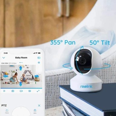 CÁMARA DE SEGURIDAD WIFI REOLINK E1 3MP SUPER HD BLANCO - 2