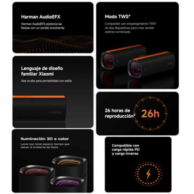PARLANTE BLUETOOTH XIAOMI SOUND PARTY 50W BT5.4 IP67 - 5