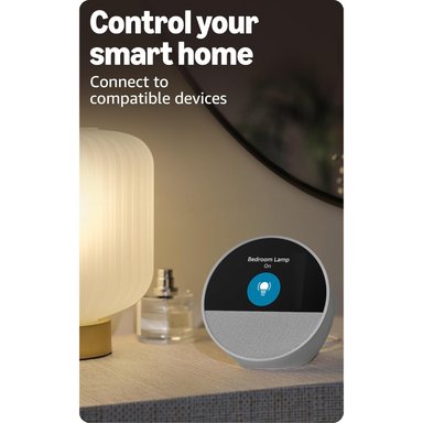AMAZON ECHO SPOT PARLANTE INTELIGENTE CON ALEXA BLANCO - 4