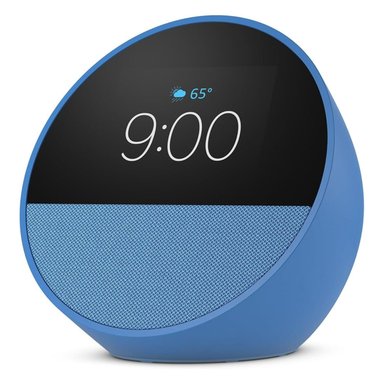 AMAZON ECHO SPOT PARLANTE INTELIGENTE CON ALEXA AZUL - 1