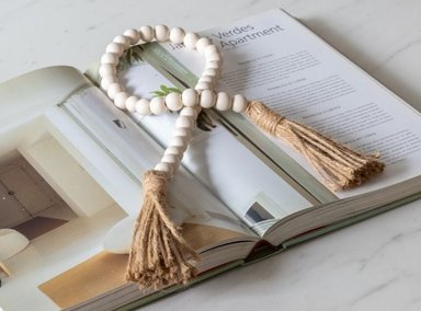 COLLAR DE MESA HOGARMÁS BEIGE DECORATIVO