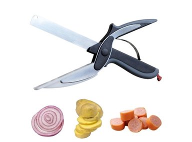 TIJERA HOGARMAS NEGRO MULTIFUNCIONAL ALIMENTOS