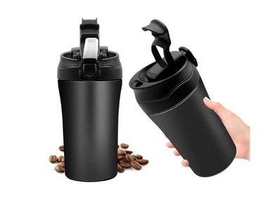 MUG TÉRMICO 350 ML NEGRO