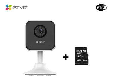 CÁMARA SEGURIDAD EZVIZ WIFI FULL HD INTERIORES H1C + MICROSD 128 GB HASTA 256 GB