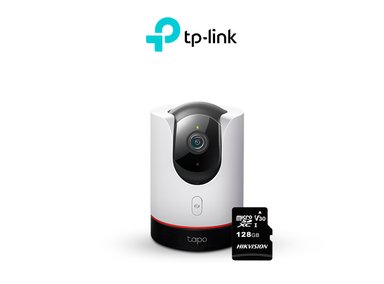 CÁMARA SEGURIDAD TP-LINK WIFI TAPO C225 360 GRADOS INTERIORES CON RESOLUCIÒN 2K + MICRO SD 128 GB HASTA 512 GB