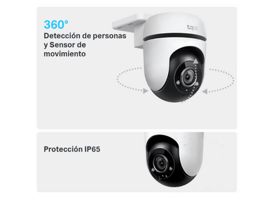 CÁMARA SEGURIDAD TP-LINK TAPO C500 WIFI TAPO C500 LENTE 360º ALMACENAMIENTO HASTA 128 GB - 2