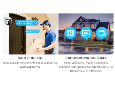 CÁMARA SEGURIDAD TP-LINK TAPO C500 WIFI TAPO C500 LENTE 360º ALMACENAMIENTO HASTA 128 GB - 4
