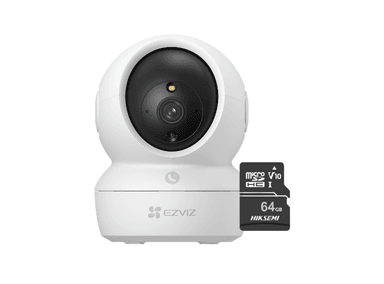 CÁMARA SEGURIDAD EZVIZ FULFILLMENT WIFI INTERIORES LENTE 360 H6C PRO FULL HD + SD 64 GB HASTA 256 GB