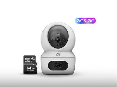CÁMARA SEGURIDAD EZVIZ WIFI H7C DUAL 4MP + MICRO SD64 GB