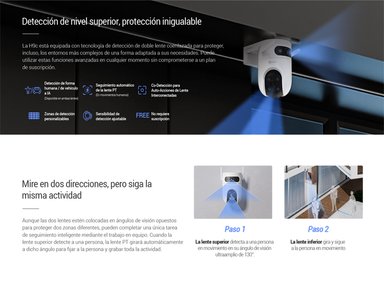 CÁMARA SEGURIDAD EZVIZ WIFI H9C DUAK 2K EXTERIOR + MICRO SD 128GB - 4