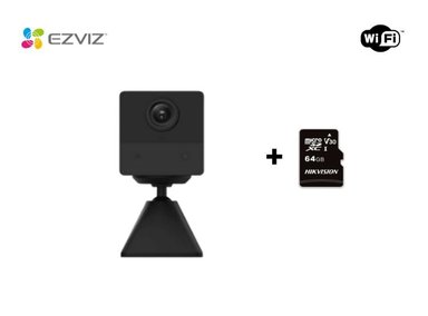 CÁMARA DE SEGURIDAD EZVIZ WIFI FULL HD PARA INTERIORES CB2 + MICRO SD64GB