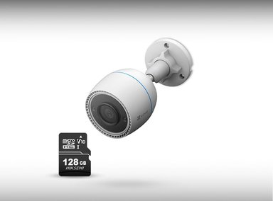 CÁMARA DE SEGURIDAD PARA INTERIORES EZVIZ H3C FULLHD + MICRO SD128 GB