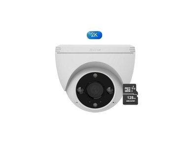 CÁMARA SEGURIDAD EZVIZ WIFI H4 2K PARA INTERIOR Y EXTERIOR + MICRO SD128GB