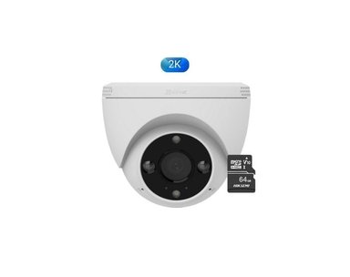 CÁMARA SEGURIDAD EZVIZ WIFI H4 2K PARA INTERIOR Y EXTERIOR + MICRO SD64GB