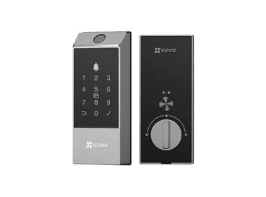 CERRADURA INTELIGENTE EZVIZ DL04 PRO DESBLOQUEO REMOTO Y HUELLA BATERIA