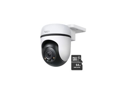 CÁMARA DE SEGURIDAD TAPO C500 FULL HD 1080 WI-FI EXTERIOR 360° + MICRO SD64GB