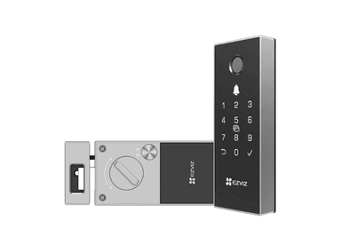 CERRADURA INTELIGENTE EZVIZ DL03 PRO DESBLOQUEO REMOTO Y HUELLA BATERIA