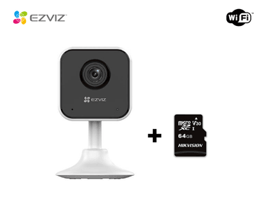 CÁMARA SEGURIDAD EZVIZ H1C - 64SD WIFI FULL HD INTERIORES H1C + MICROSD 64 GB HASTA 256 GB