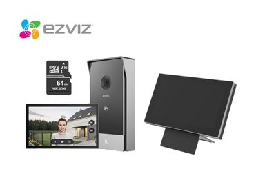 VIDEOPORTERO DOMÉSTICO HP7 + MONITOR TÁCTIL SD7 + MICRO SD 64GB - EZVIZ