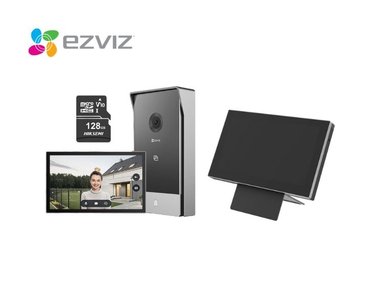 VIDEOPORTERO DOMÉSTICO HP7 + MONITOR TÁCTIL SD7 + MICRO SD 128GB - EZVIZ