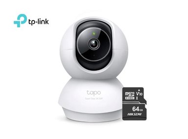 CÁMARA DE SEGURIDAD TAPO C230 3K 5MP + MICRO SD 64GB PARA INTERIORES