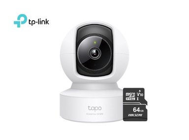 CÁMARA SEGURIDAD TP-LINK TAPO C222 2K QHD + MICRO SD 64GB PARA INTERIORES CON AUDIO BIDIRECCIONAL