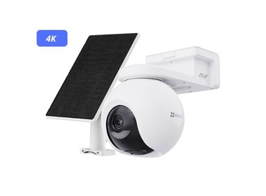 CÁMARA DE SEGURIDAD EZVIZ CB8 4K AUDIO BIDIRECCIONAL SIRENA BATERÍA PANEL SOLAR
