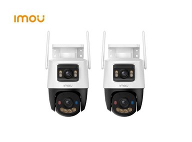 KIT DE 2 CÁMARA SEGURIDAD IMOU WI-FI CRUISER DUAL 3MP + 5MP 360° NOCHE COLOR