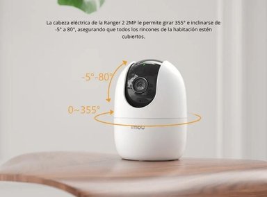 CÁMARA DE SEGURIDAD IMOU RANGER 2 3MP INTERIOR 360° VISION NOCTURNA - 4