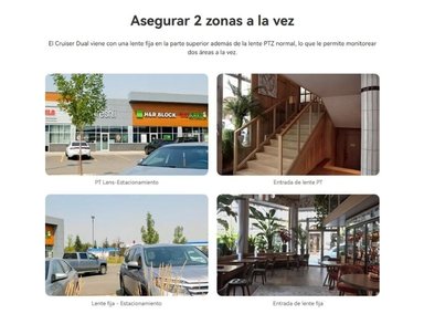 KIT DE 2 CÁMARA SEGURIDAD IMOU WI-FI CRUISER DUAL 5MP + 5MP + MICRO SD 128GB 360° NOCHE COLOR - 3