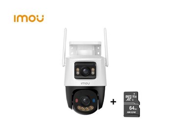 CÁMARA SEGURIDAD IMOU WI-FI CRUISER DUAL 3MP + 5MP + MICRO SD 64GB 360° NOCHE COLOR - 1